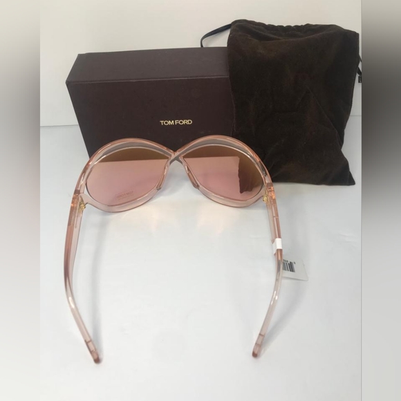 New - ? Original FORD Carine Cross-Bridge Acetate Butterfly Sunglasses - Pink main image 6